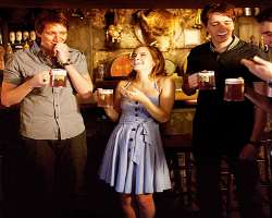 James Phelps consuming alcohol